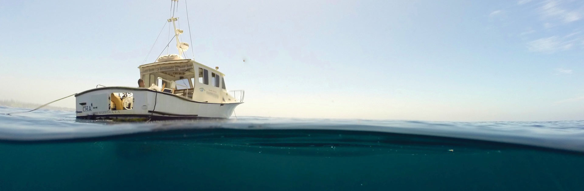 Santa Barbara Channelkeeper's boat.